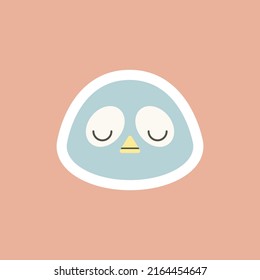 Cute animals in traditional cartoon styles. Style stickers.