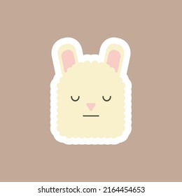 Cute animals in traditional cartoon styles. Style stickers.
