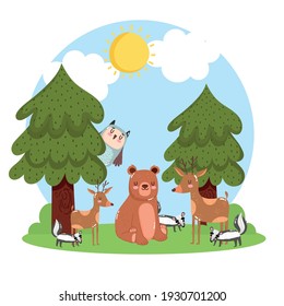 Cute Animals Trees Nature Landscape