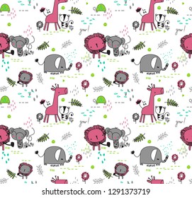 Animales sin fisuras vectoriales