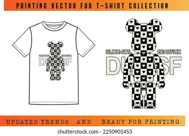 Cute animals vectors for T-shirt printing