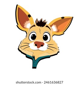 Cute animals wearing scarves. Cartoon Vector Icon Illustration. Animal Icon Concept Isolated Premium Vector. Flat Cartoon Style