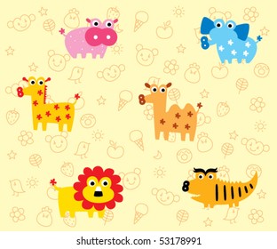 cute animals wrapper