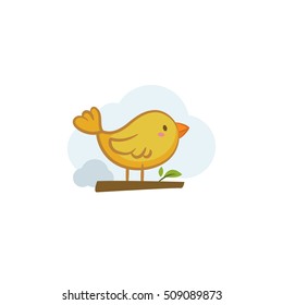 Cute Animals - Yellow Bird