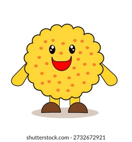 A cute animated cookie illustration featuring cheerful expressions and soft, appealing colors. The cookie characters are brought to life with adorable details and playful personalities, creating a warm, fun, and charming atmosphere perfect for kids’ content or lighthearted designs
