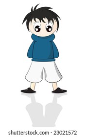 cute anime boy kid