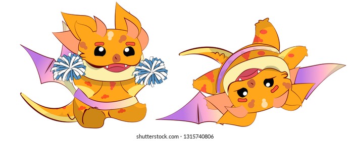 Cute Anime Chibi Monster 