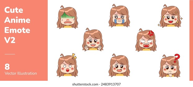 Cute Anime Emote Kawaii 2