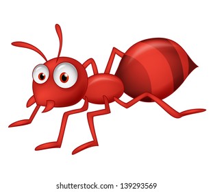 Cute ant cartoon