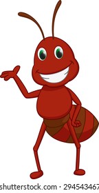 cute ant cartoon