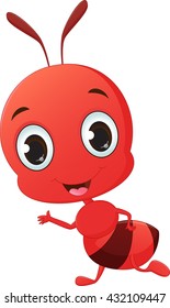 cute ant cartoon