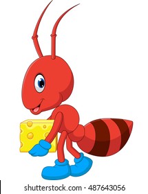 Cute ant cartoon