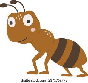 Cute ant vector, Abstract ant illustration, Vector for children