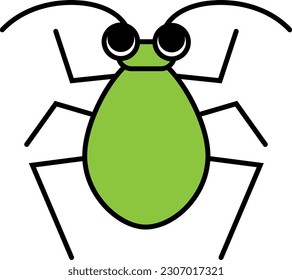 Cute aphids (black line coloring)