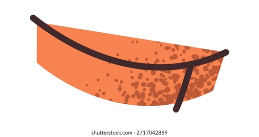 Cute, apetitoso rebanada de pizza