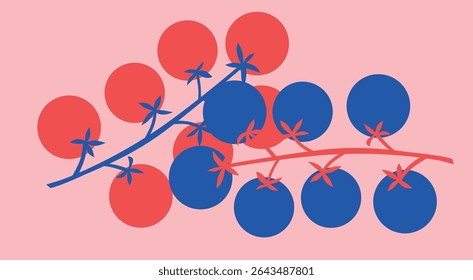Cute appetizing Vegetables collection. Decorative abstract horizontal banner with colorful doodles. Hand-drawn modern illustrations with Vegetables, abstract elements.	
