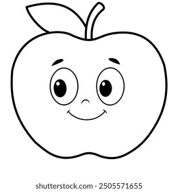 Cute apple for design your work.