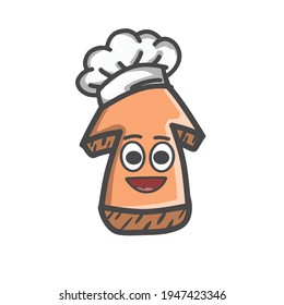 Ilustración de diseño de vectores de diseño de caricatura plana con caracteres de flecha corta