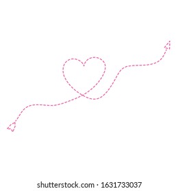 Cute arrow for valentine’s day