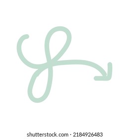 cute arrow element vector illustration