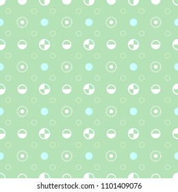 Cute art pattern seamless background vector