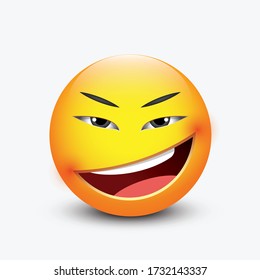 Cute Asian Emoticon Emoji Vector Illustration Stock Vector (Royalty ...