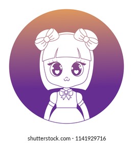 cute asian girl design