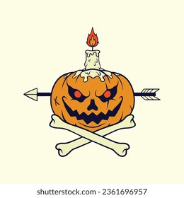 cute asset pumpkin vector art