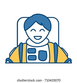 Cute astronaut cartoon