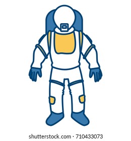 Cute astronaut cartoon