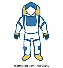 Cute astronaut cartoon