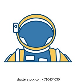 Cute astronaut cartoon