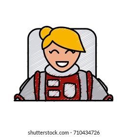 Cute astronaut cartoon