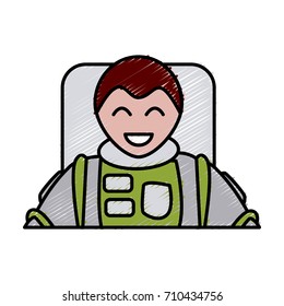 Cute astronaut cartoon