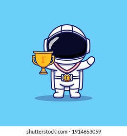 Cute astronaut got the first prize 