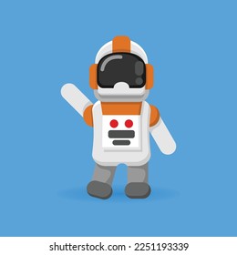 Cute Astronaut Illustration Vector Design