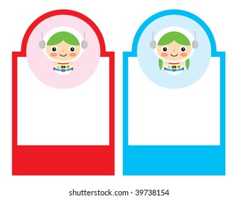 cute astronaut mascot