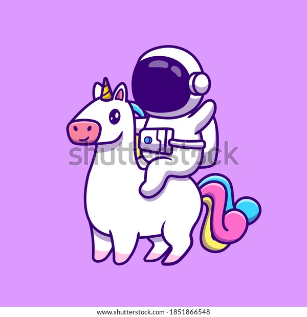 astronaut riding a unicorn