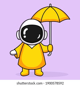 cute astronaut with unique pose