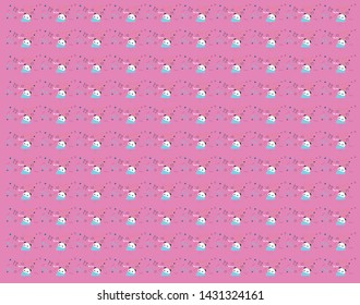 cute and attractive abstract panda design concept illustration can be used for wallpaper, bacground, stickers, themes, applications, website display, online shop display