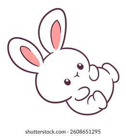 Cute and attractive bunny character cartoon