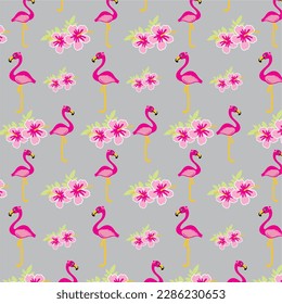diseño de vectores de aves flamingo lindo y atractivo