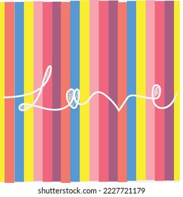 cute and attractive pattern of love and quotes