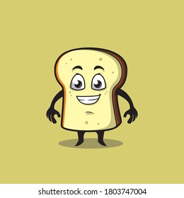 cute and attractive white bread characters