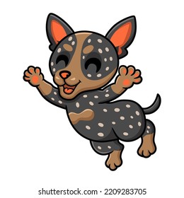 Cute australian cattle dog cartoon