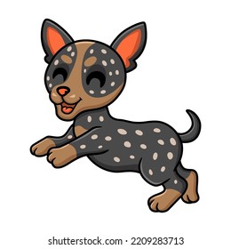 Cute australian cattle dog cartoon