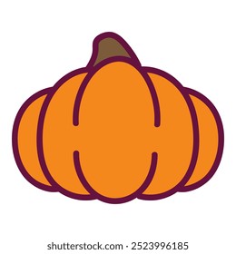 Cute autumn celebrating theme icon