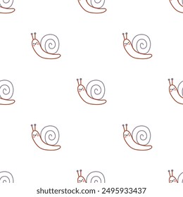 Cute Autumn doodle abstract sketchy lines set. Hand drawn art. Woodland Colored flat vector seamless pattern