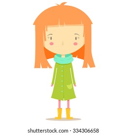 Cute autumn girl