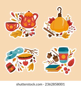 Cute Autumn Hand Drawn Sticker